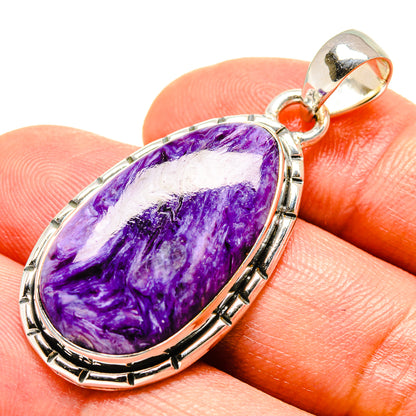 Charoite Pendants handcrafted by Ana Silver Co - PD756022