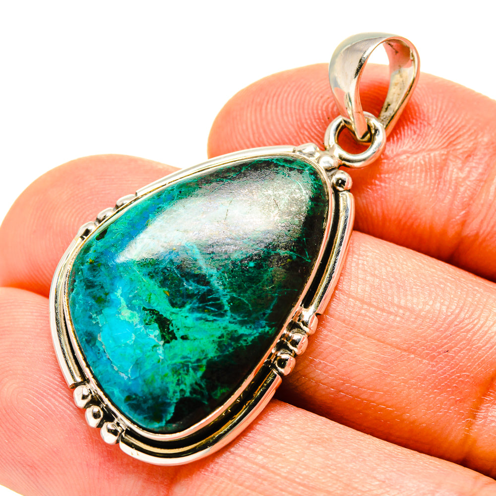 Chrysocolla Pendants handcrafted by Ana Silver Co - PD756044