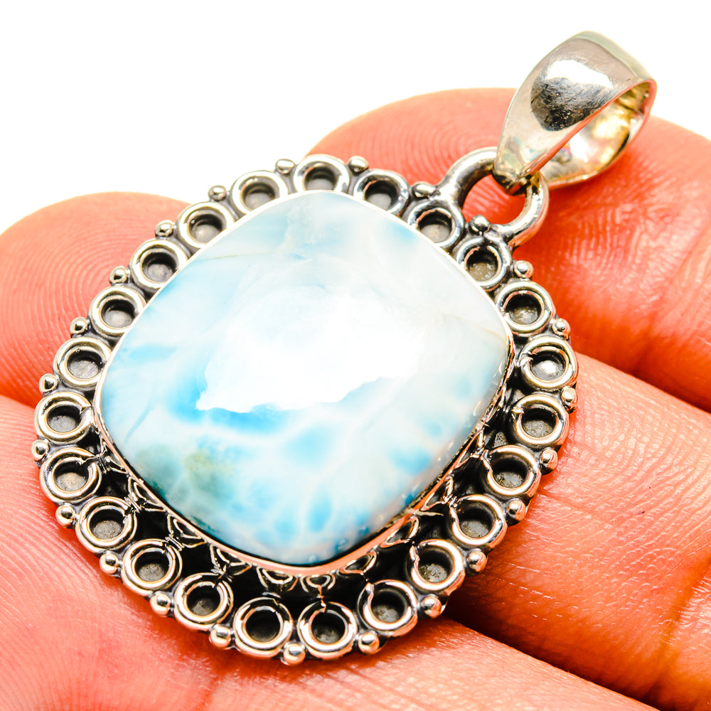 Larimar Pendants handcrafted by Ana Silver Co - PD756045