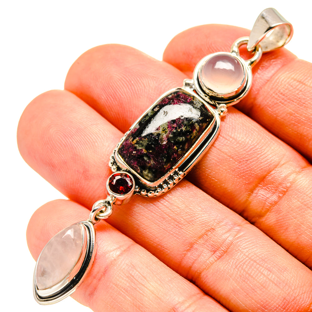 Russian Eudialyte Pendants handcrafted by Ana Silver Co - PD756051