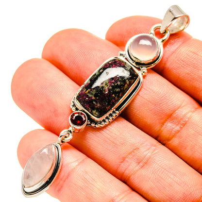 Russian Eudialyte Pendants handcrafted by Ana Silver Co - PD756051