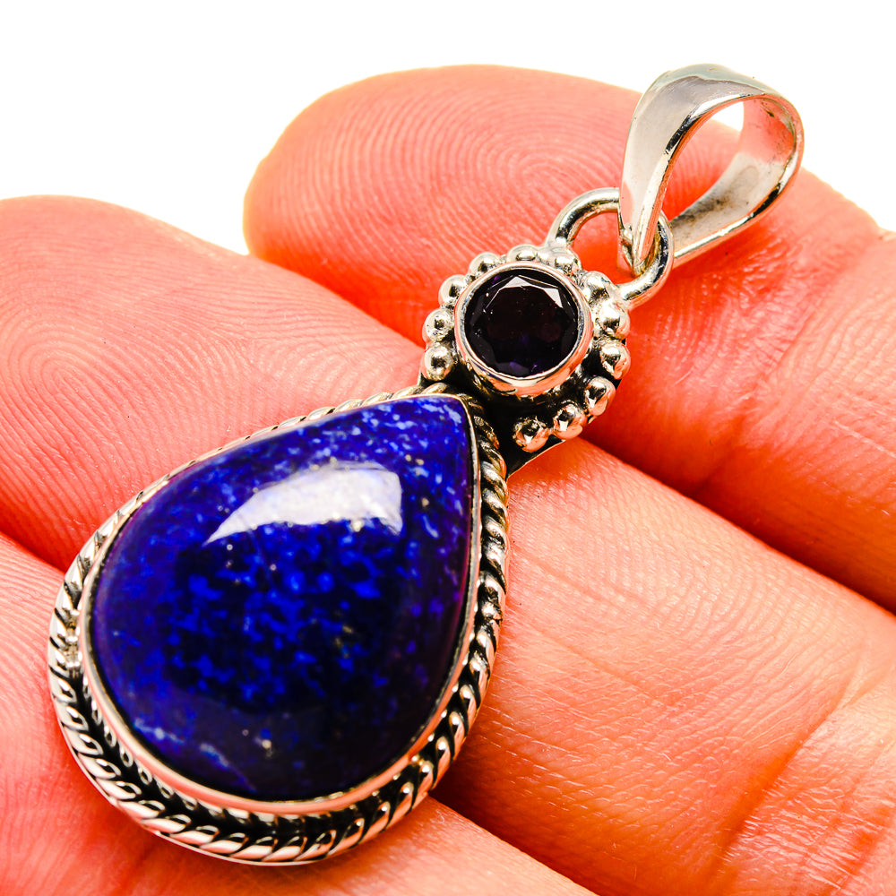 Lapis Lazuli Pendants handcrafted by Ana Silver Co - PD756063