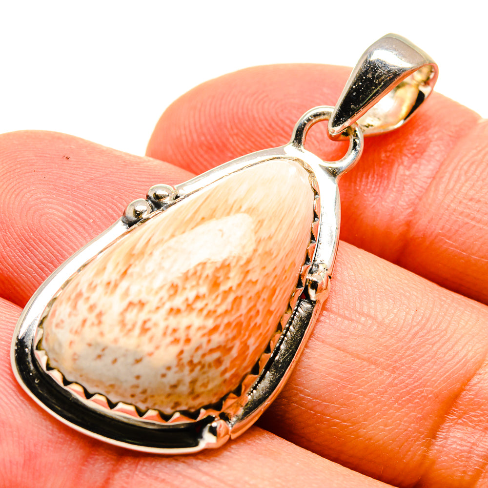 Scolecite Pendants handcrafted by Ana Silver Co - PD756079