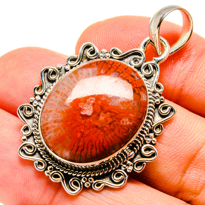 Fossil Coral Pendants handcrafted by Ana Silver Co - PD756082