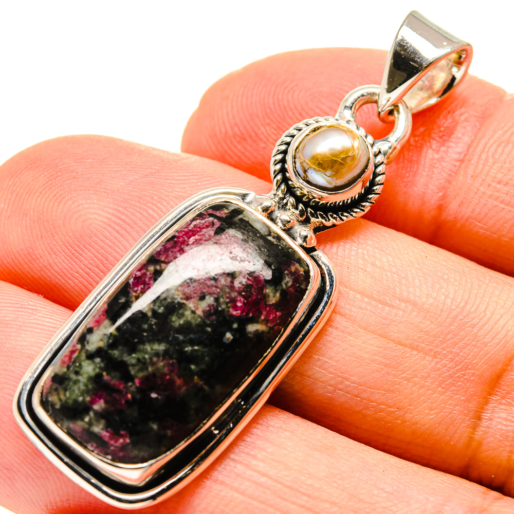 Russian Eudialyte Pendants handcrafted by Ana Silver Co - PD756088