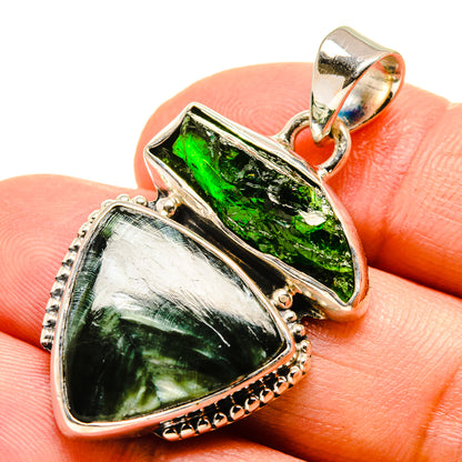 Seraphinite Pendants handcrafted by Ana Silver Co - PD756092