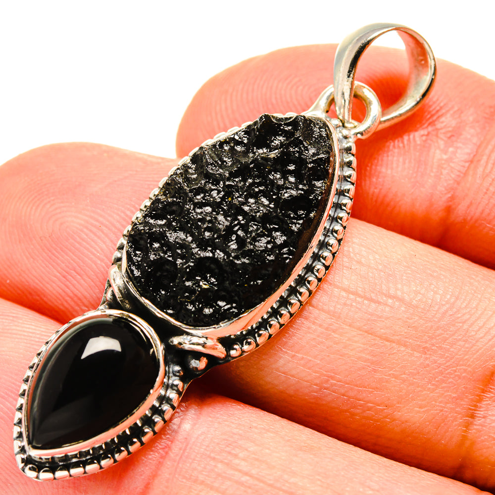 Tektite Pendants handcrafted by Ana Silver Co - PD756094
