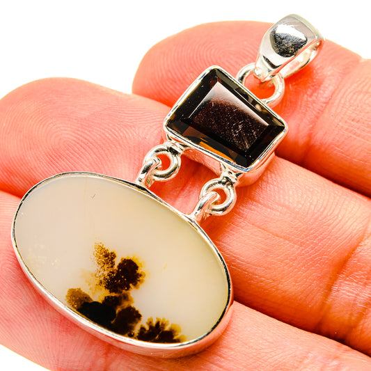 Scenic Dendritic Agate Pendants handcrafted by Ana Silver Co - PD756098