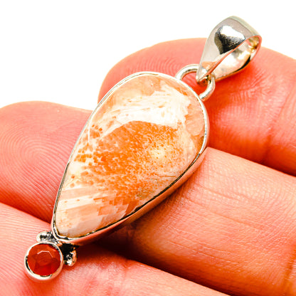 Scolecite Pendants handcrafted by Ana Silver Co - PD756101