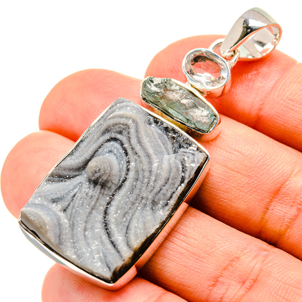 Desert Druzy Pendants handcrafted by Ana Silver Co - PD756118