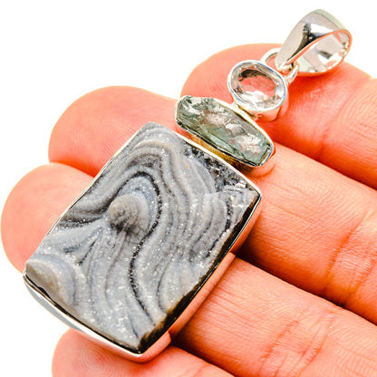 Desert Druzy Pendants handcrafted by Ana Silver Co - PD756118