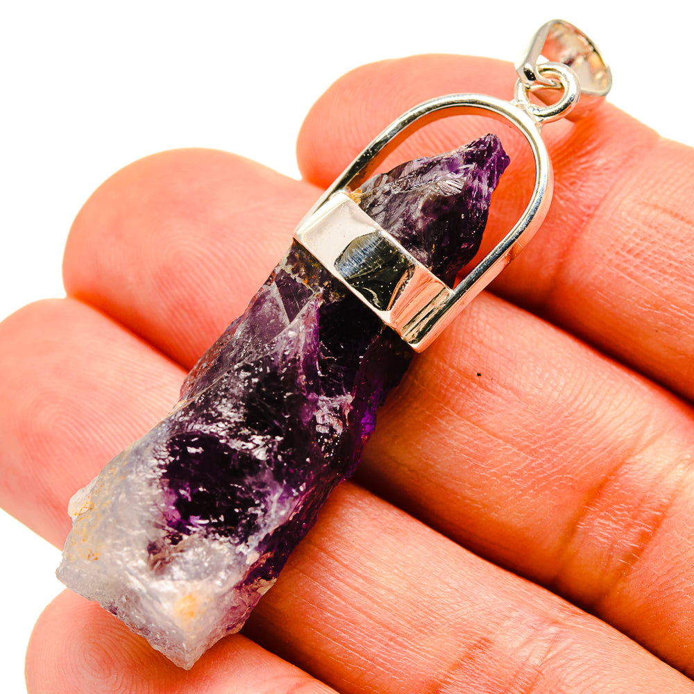 Amethyst Stalactite Pendants handcrafted by Ana Silver Co - PD756127