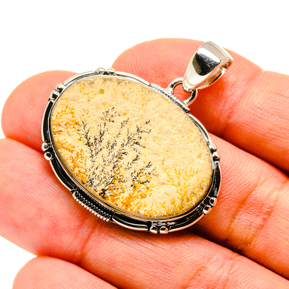 Scenic Dendritic Agate Pendants handcrafted by Ana Silver Co - PD756128