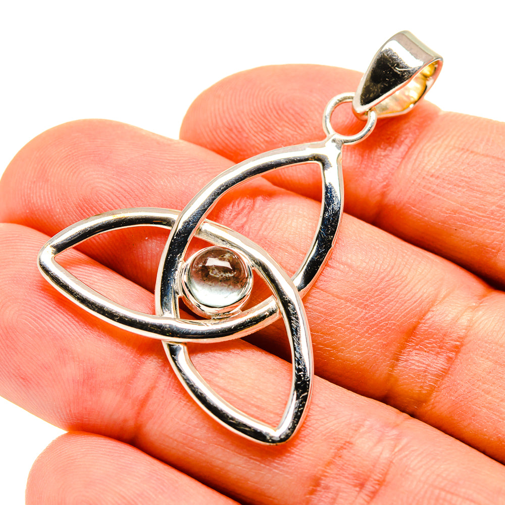 Aquamarine Pendants handcrafted by Ana Silver Co - PD756129