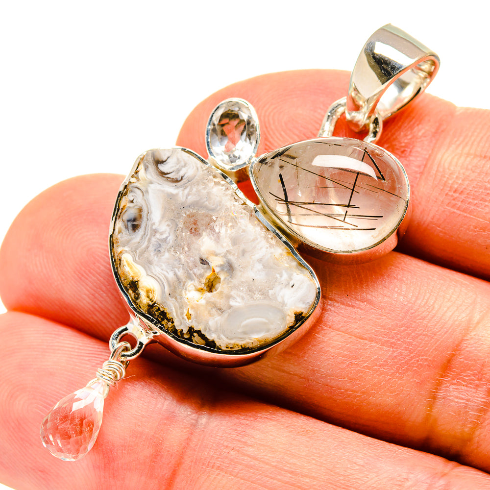 Occo Geode Pendants handcrafted by Ana Silver Co - PD756131