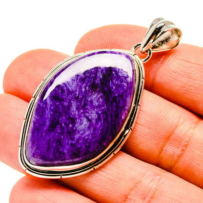 Charoite Pendants handcrafted by Ana Silver Co - PD756135