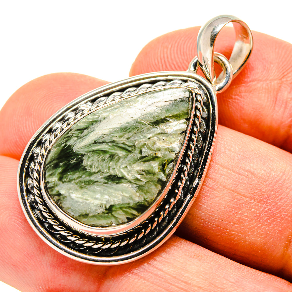 Seraphinite Pendants handcrafted by Ana Silver Co - PD756143
