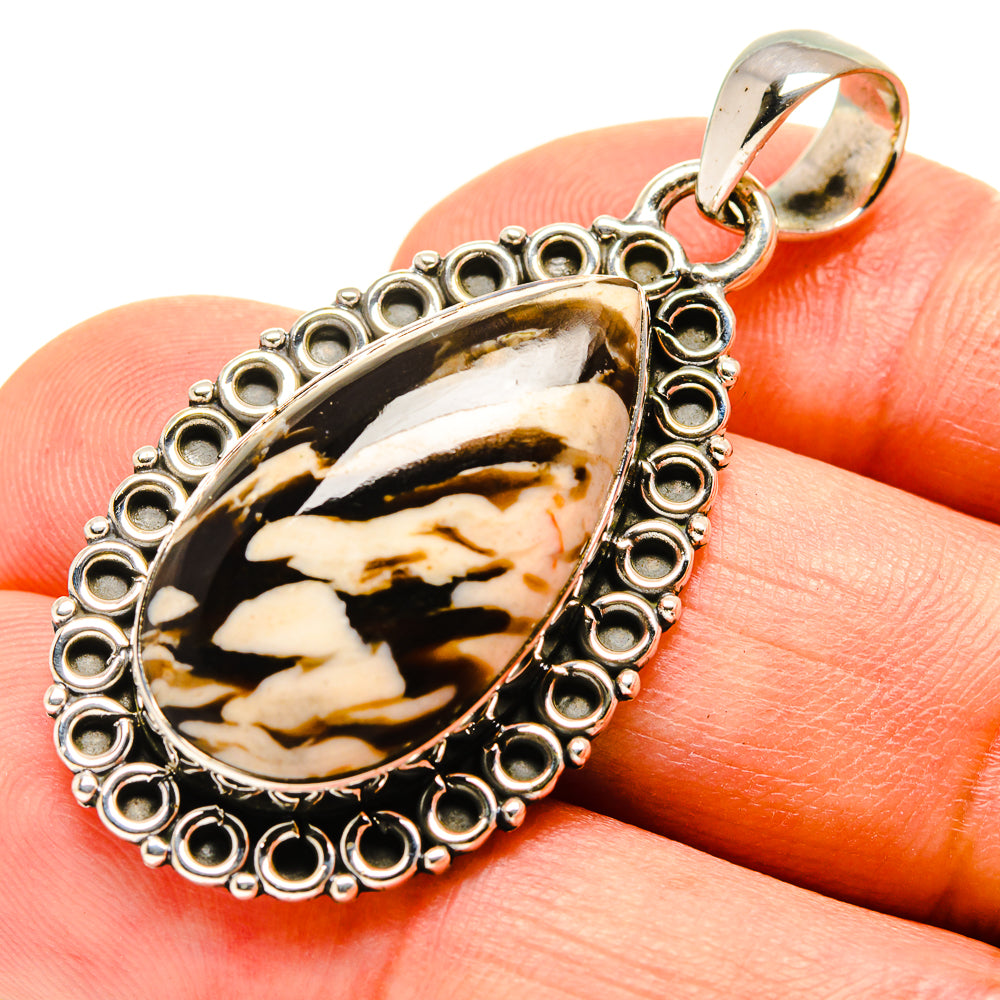 Peanut Wood Jasper Pendants handcrafted by Ana Silver Co - PD756144