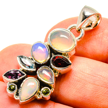 Ethiopian Opal Pendants handcrafted by Ana Silver Co - PD756153