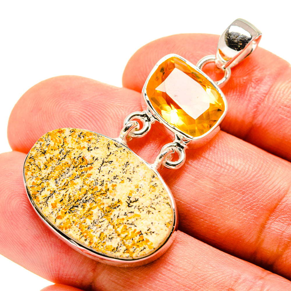 Germany Psilomelane Dendrite Pendants handcrafted by Ana Silver Co - PD756158
