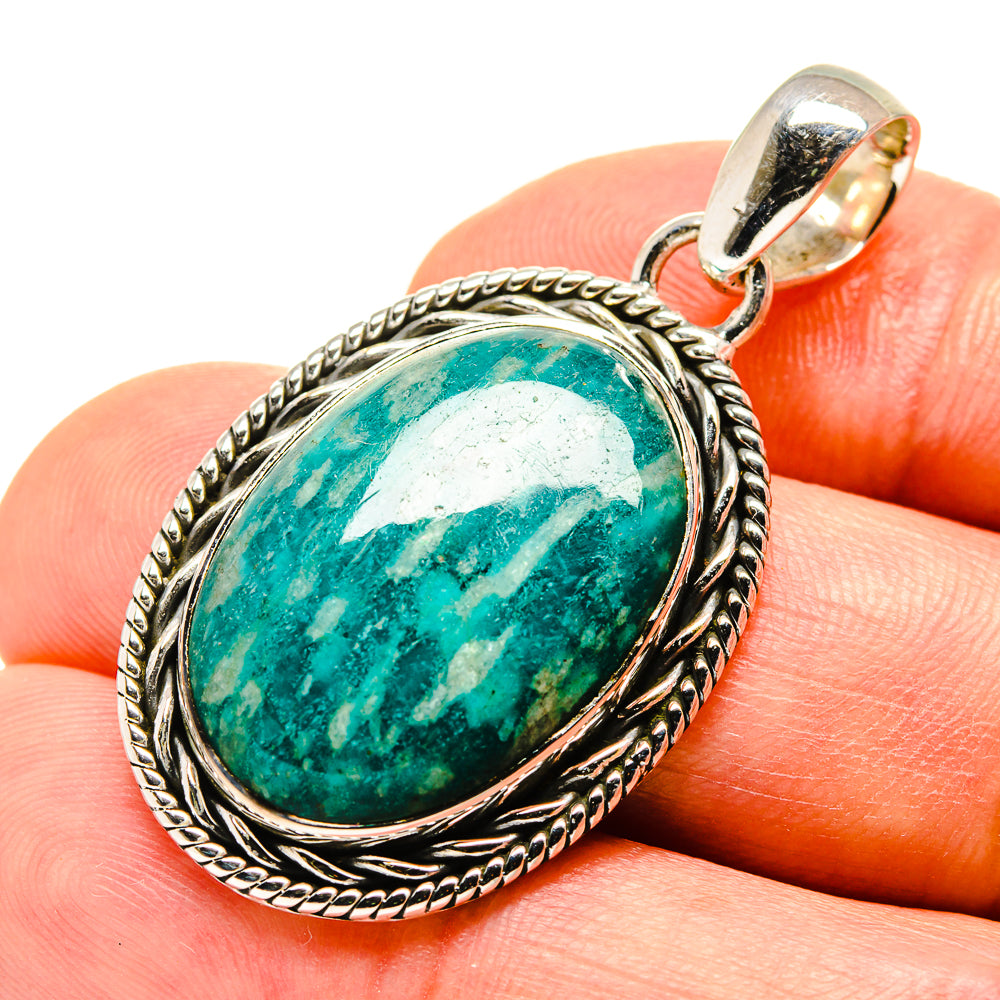 Amazonite Pendants handcrafted by Ana Silver Co - PD756166
