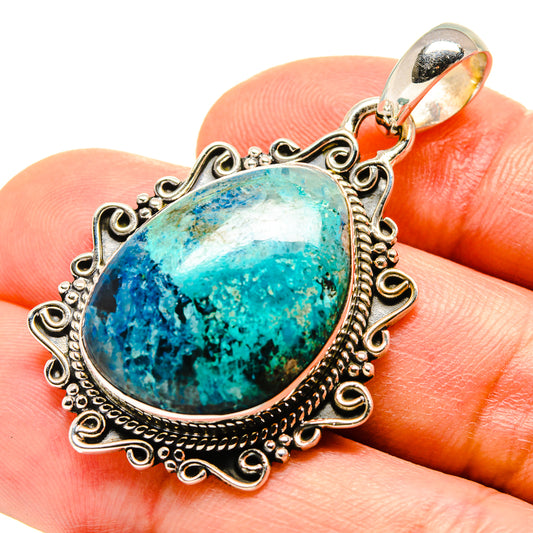 Chrysocolla Pendants handcrafted by Ana Silver Co - PD756168