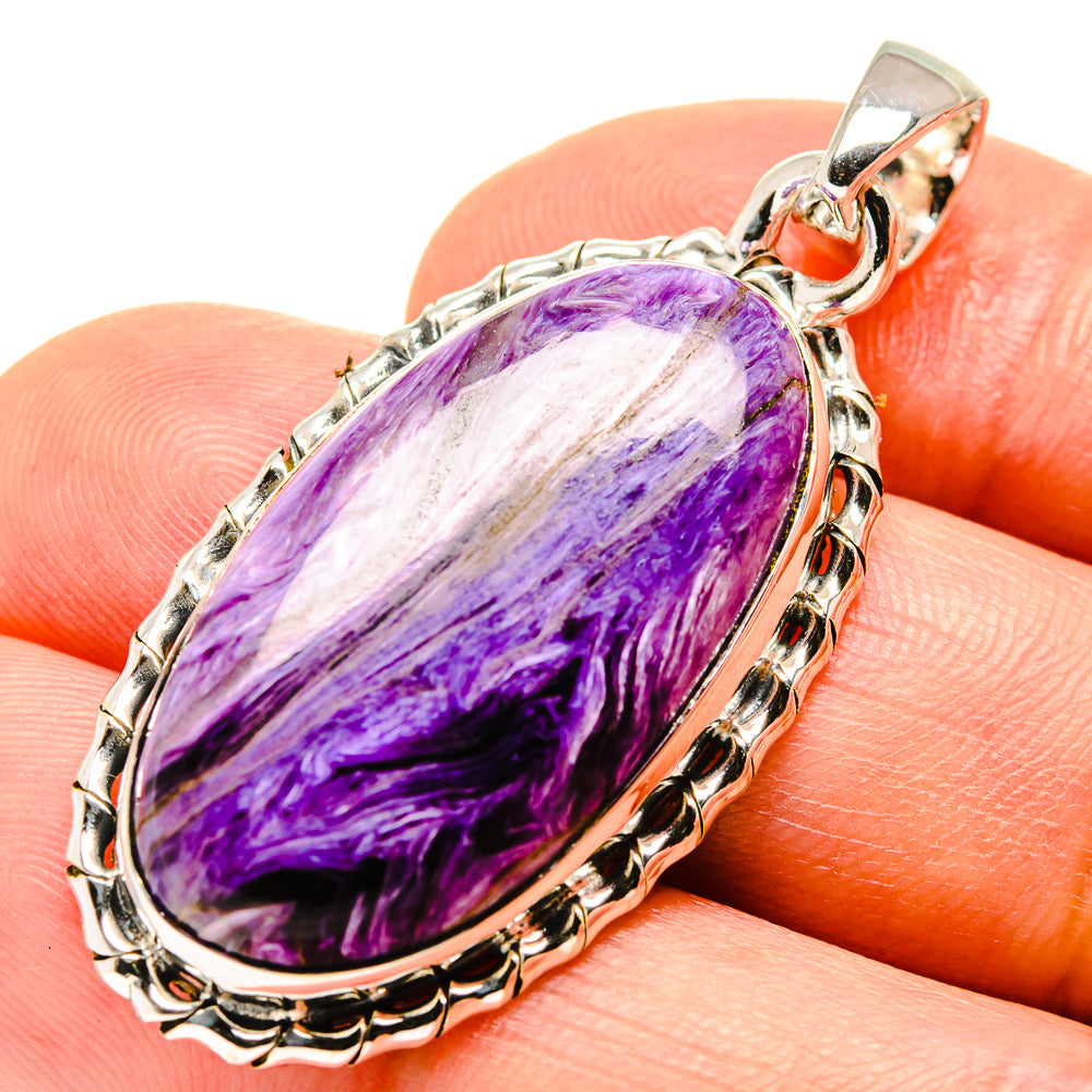 Charoite Pendants handcrafted by Ana Silver Co - PD756169
