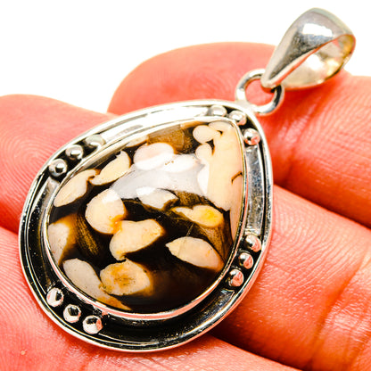 Peanut Wood Jasper Pendants handcrafted by Ana Silver Co - PD756174