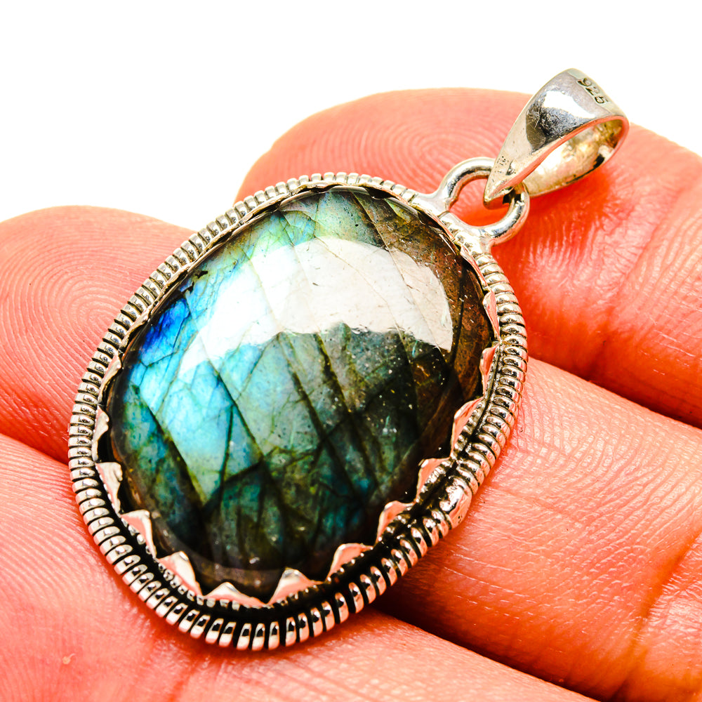 Labradorite Pendants handcrafted by Ana Silver Co - PD756179