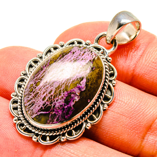 Stichtite Pendants handcrafted by Ana Silver Co - PD756180