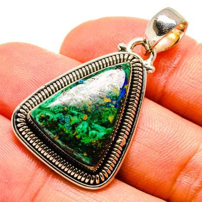 Azurite Pendants handcrafted by Ana Silver Co - PD756182