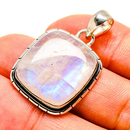 Rainbow Moonstone Pendants handcrafted by Ana Silver Co - PD756200