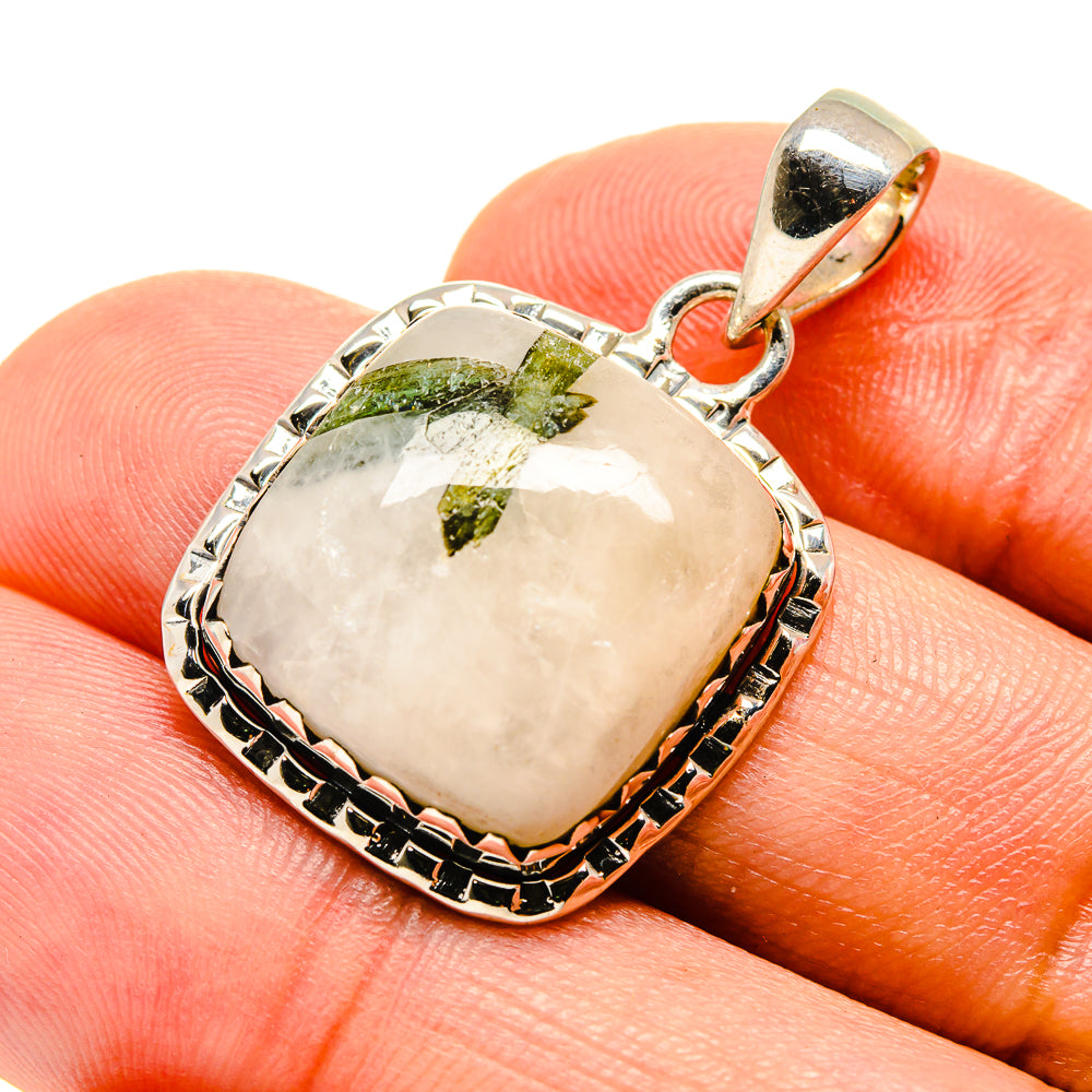 Green Quartz Pendants handcrafted by Ana Silver Co - PD756211