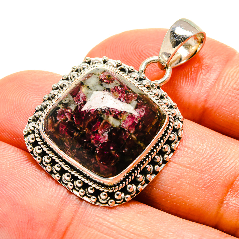 Russian Eudialyte Pendants handcrafted by Ana Silver Co - PD756224
