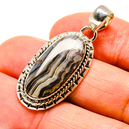 Botswana Agate Pendants handcrafted by Ana Silver Co - PD756225