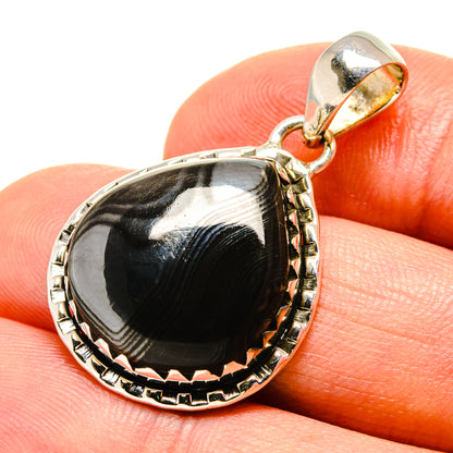 Psilomelane Pendants handcrafted by Ana Silver Co - PD756227