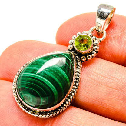 Malachite Pendants handcrafted by Ana Silver Co - PD756236