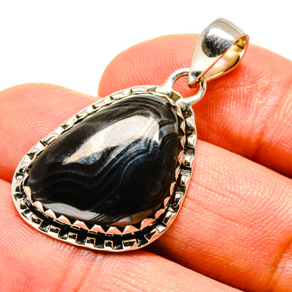 Psilomelane Pendants handcrafted by Ana Silver Co - PD756247