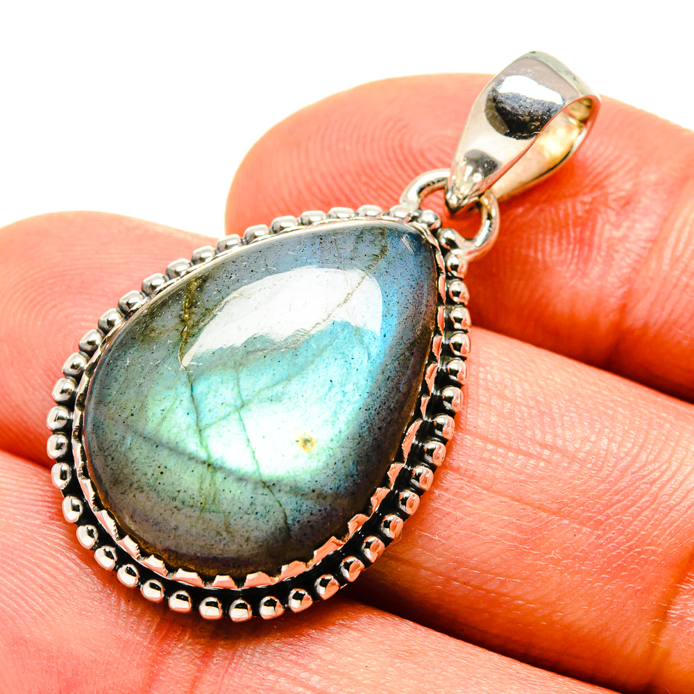Labradorite Pendants handcrafted by Ana Silver Co - PD756248