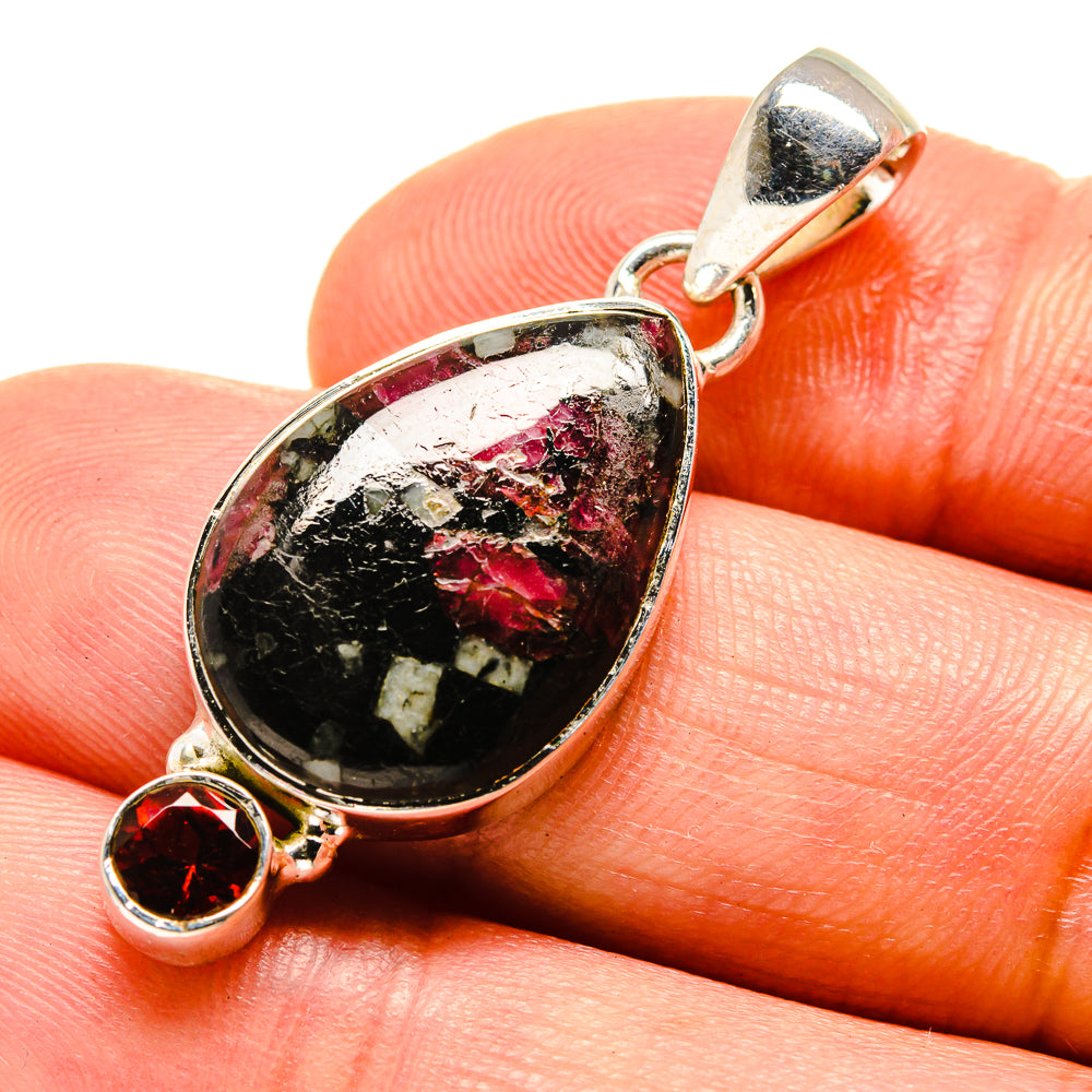 Russian Eudialyte Pendants handcrafted by Ana Silver Co - PD756249