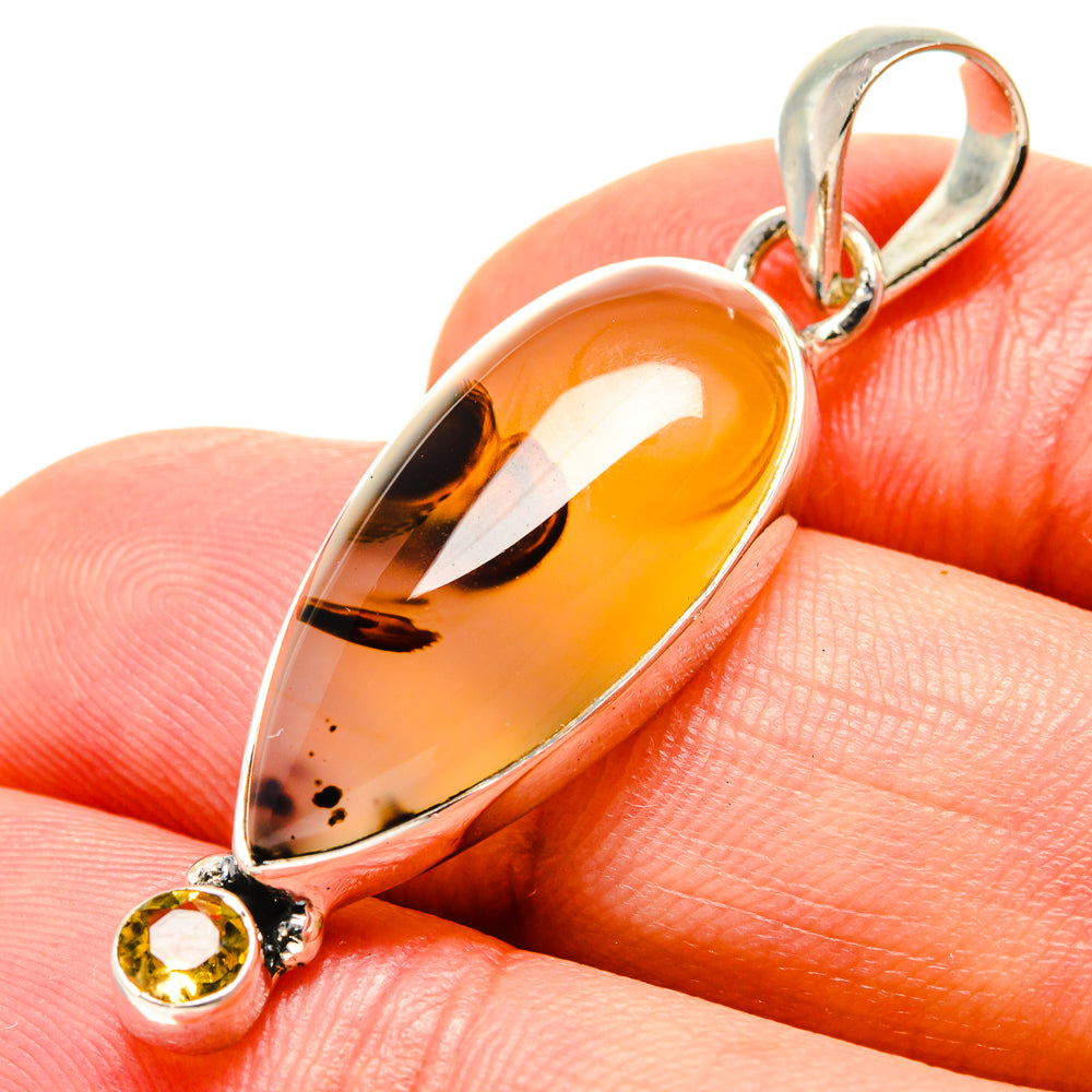 Montana Agate Pendants handcrafted by Ana Silver Co - PD756280