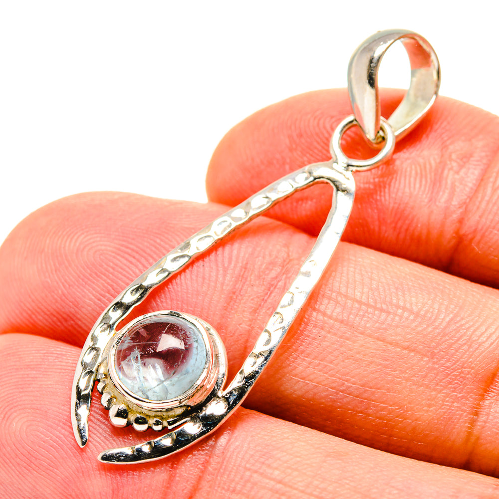Aquamarine Pendants handcrafted by Ana Silver Co - PD756281