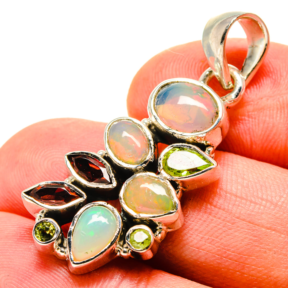 Ethiopian Opal Pendants handcrafted by Ana Silver Co - PD756296