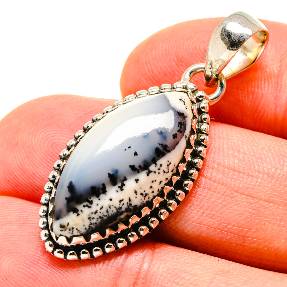 Dendritic Opal Pendants handcrafted by Ana Silver Co - PD756300