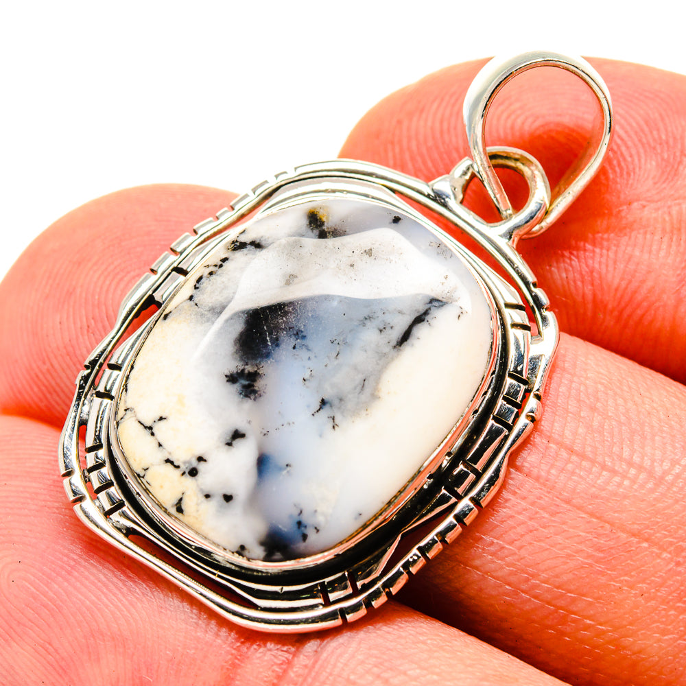 Dendritic Opal Pendants handcrafted by Ana Silver Co - PD756304