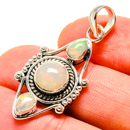 Ethiopian Opal Pendants handcrafted by Ana Silver Co - PD756306