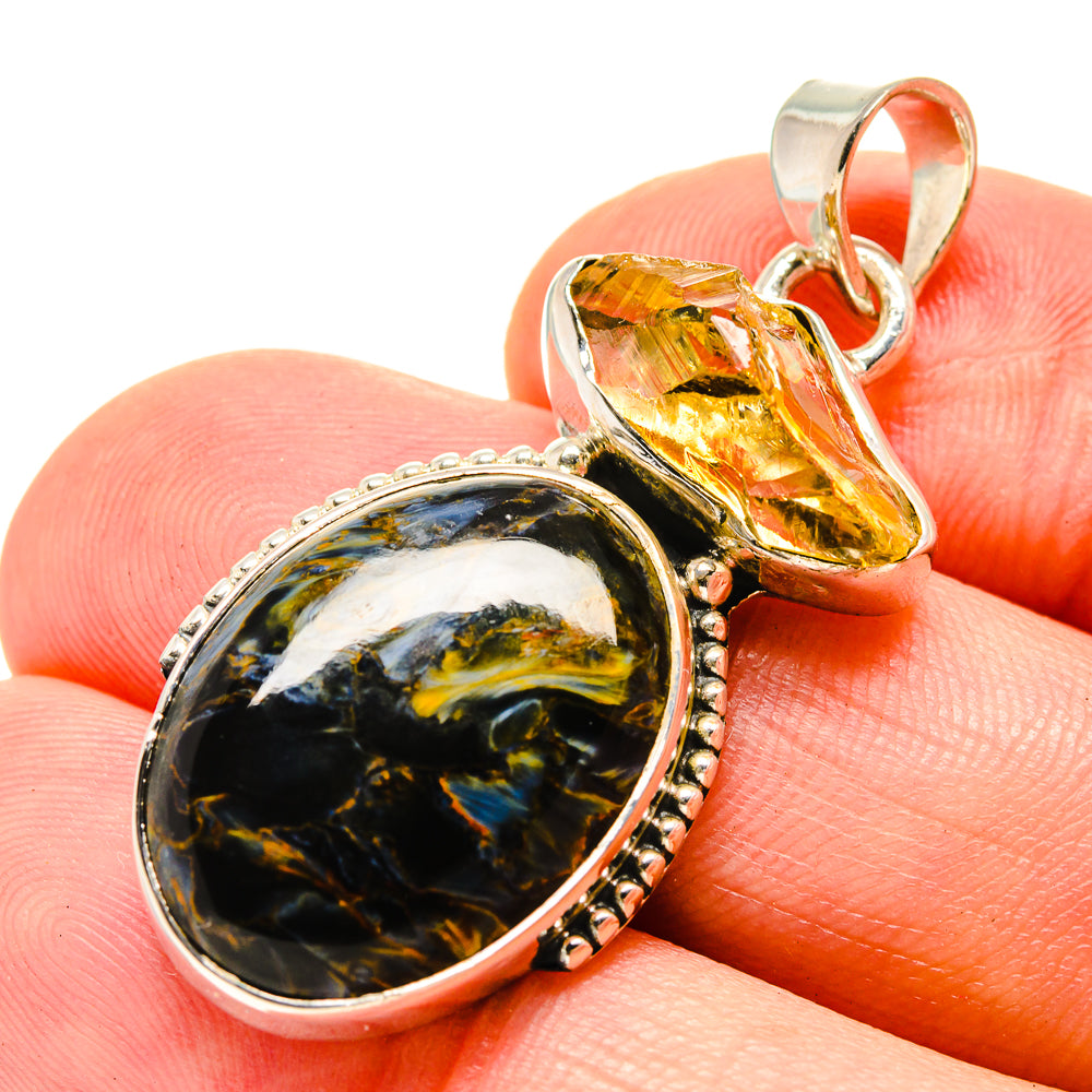 Pietersite Pendants handcrafted by Ana Silver Co - PD756309