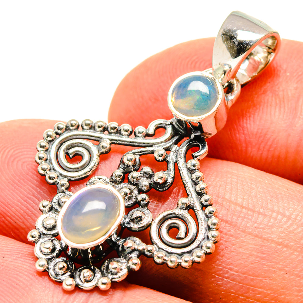 Ethiopian Opal Pendants handcrafted by Ana Silver Co - PD756315