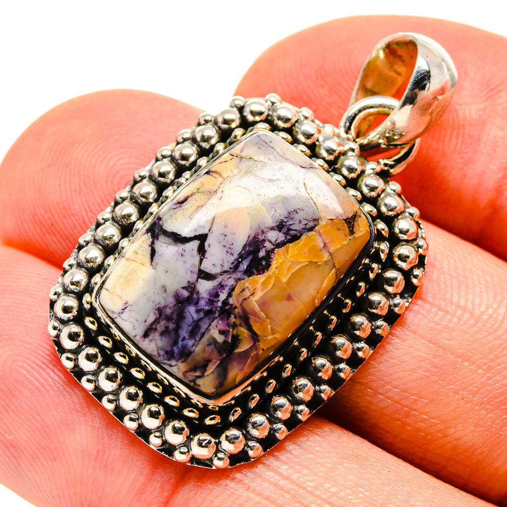 Tiffany Stone Pendants handcrafted by Ana Silver Co - PD756326
