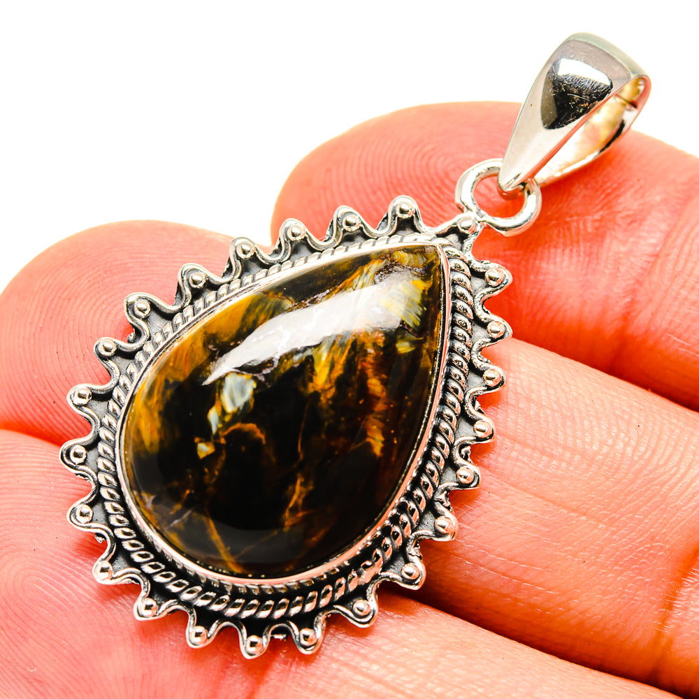 Pietersite Pendants handcrafted by Ana Silver Co - PD756329